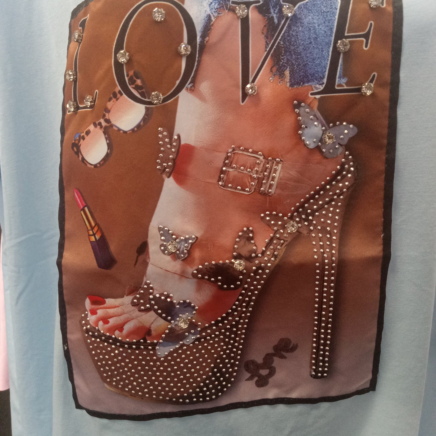 Blue love shirt