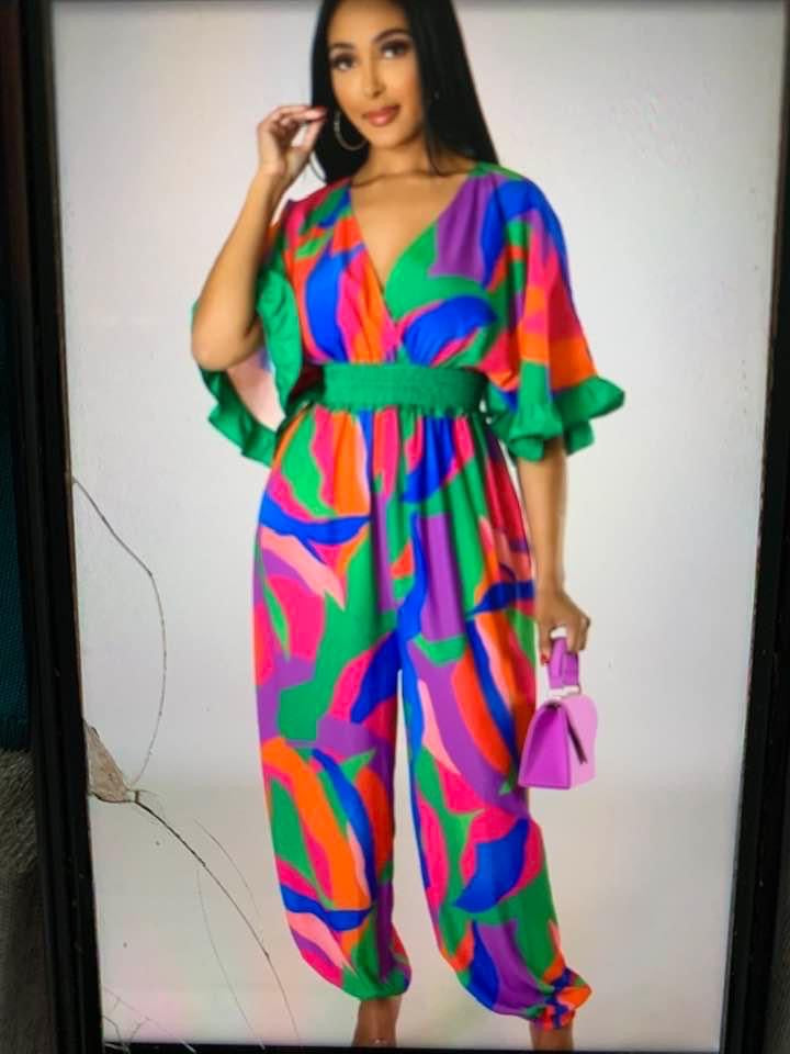 Multi colored Jumpsuit