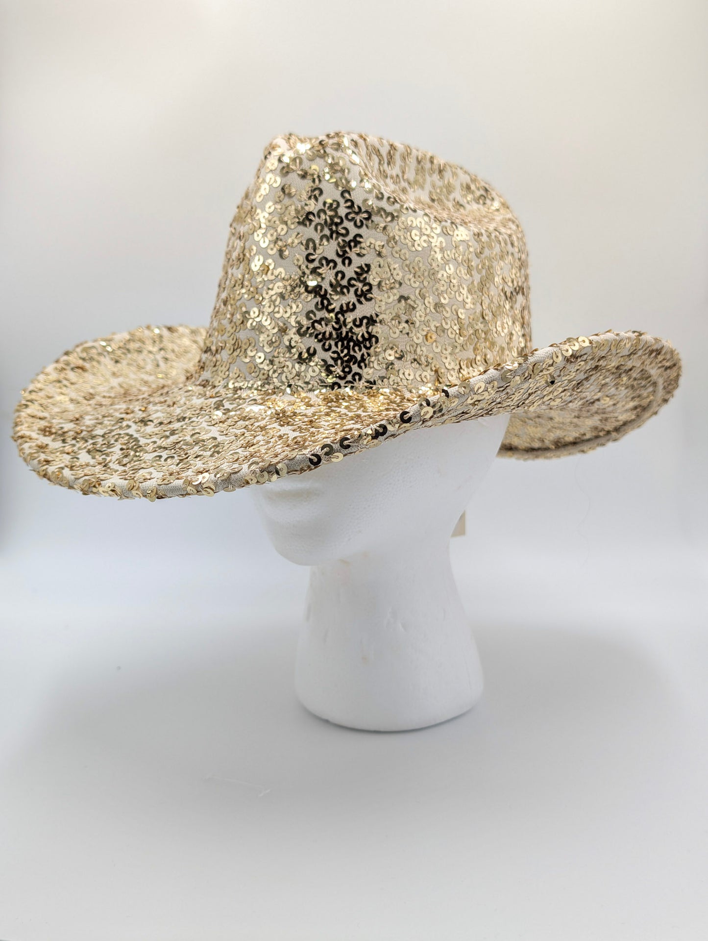Glitter Sequin Fedora Cowboy Hat