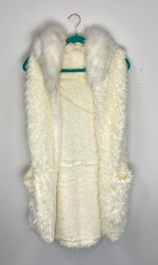 Fury Cream Color Vest with Hood