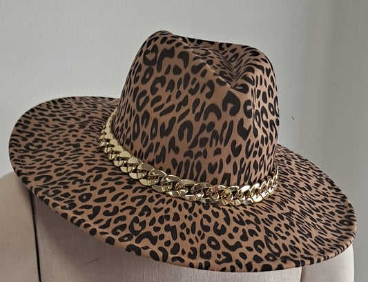 Chetah print fedora