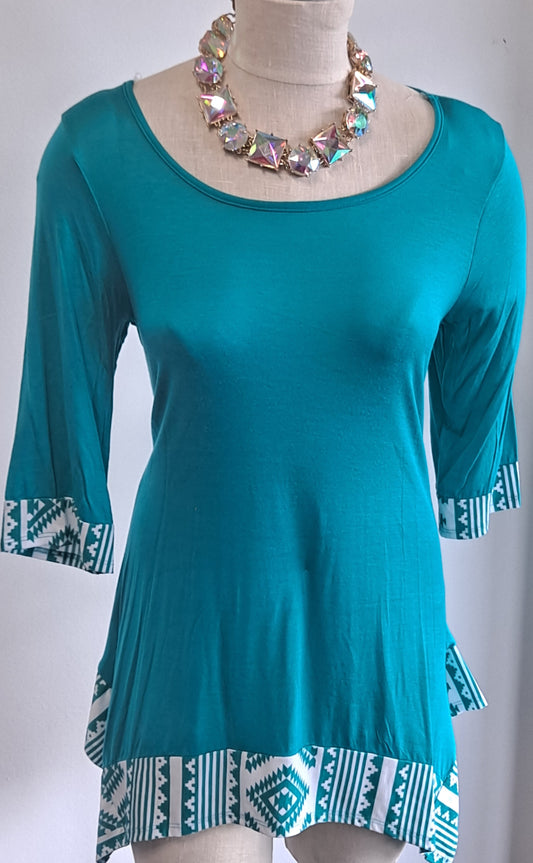 Teal Blouse