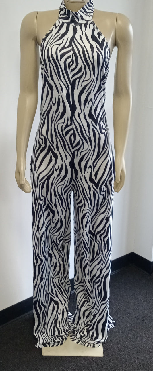 Zebra print  jumpsuit