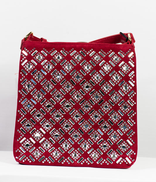 Crossbody Bling Bag (Red)