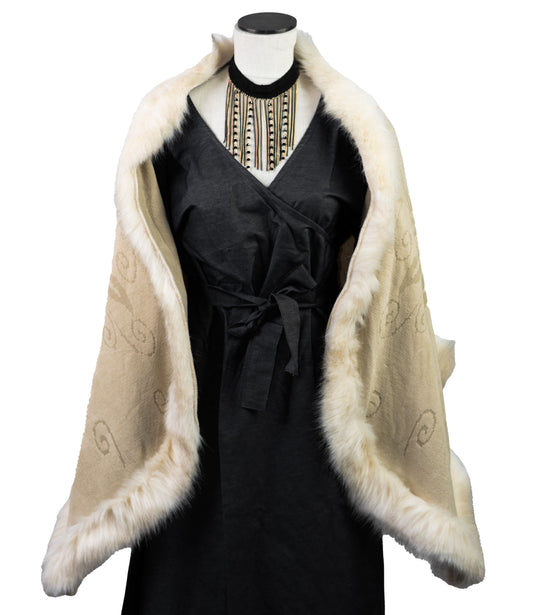 Fur Shawl (Tan)